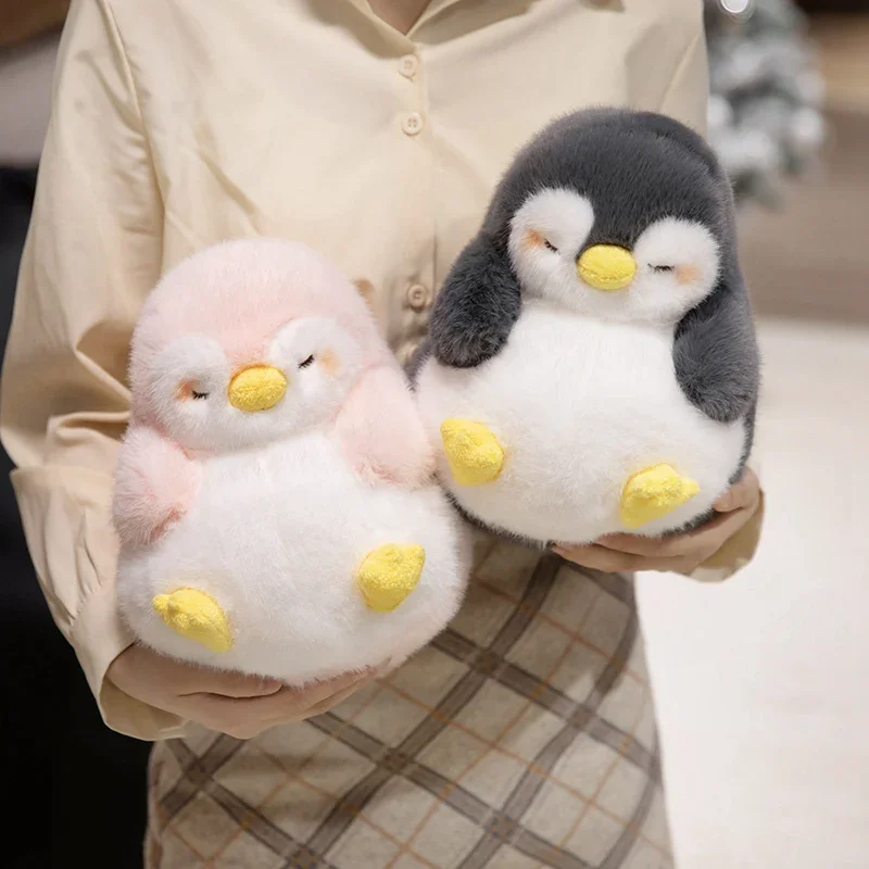 20/30/40cm pingüino curativo almohada negro pingüino rosa Animal relleno suave buenas noches sueño muñeca relajante regalo de cumpleaños - imagen 3