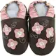 pink flower brown S