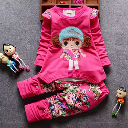 Conjunto infantil de algodón primavera-verano para bebé