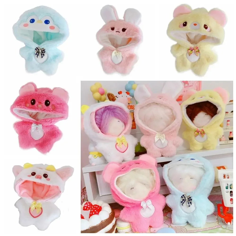Set de ropa para muñecas con mono animal y traje peluche - imagen 5