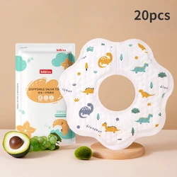 Babero desechable impermeable para bebé – Estampado infantil