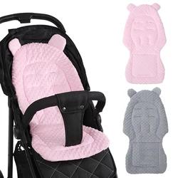 Cojín reversible de algodón para cochecito bebé