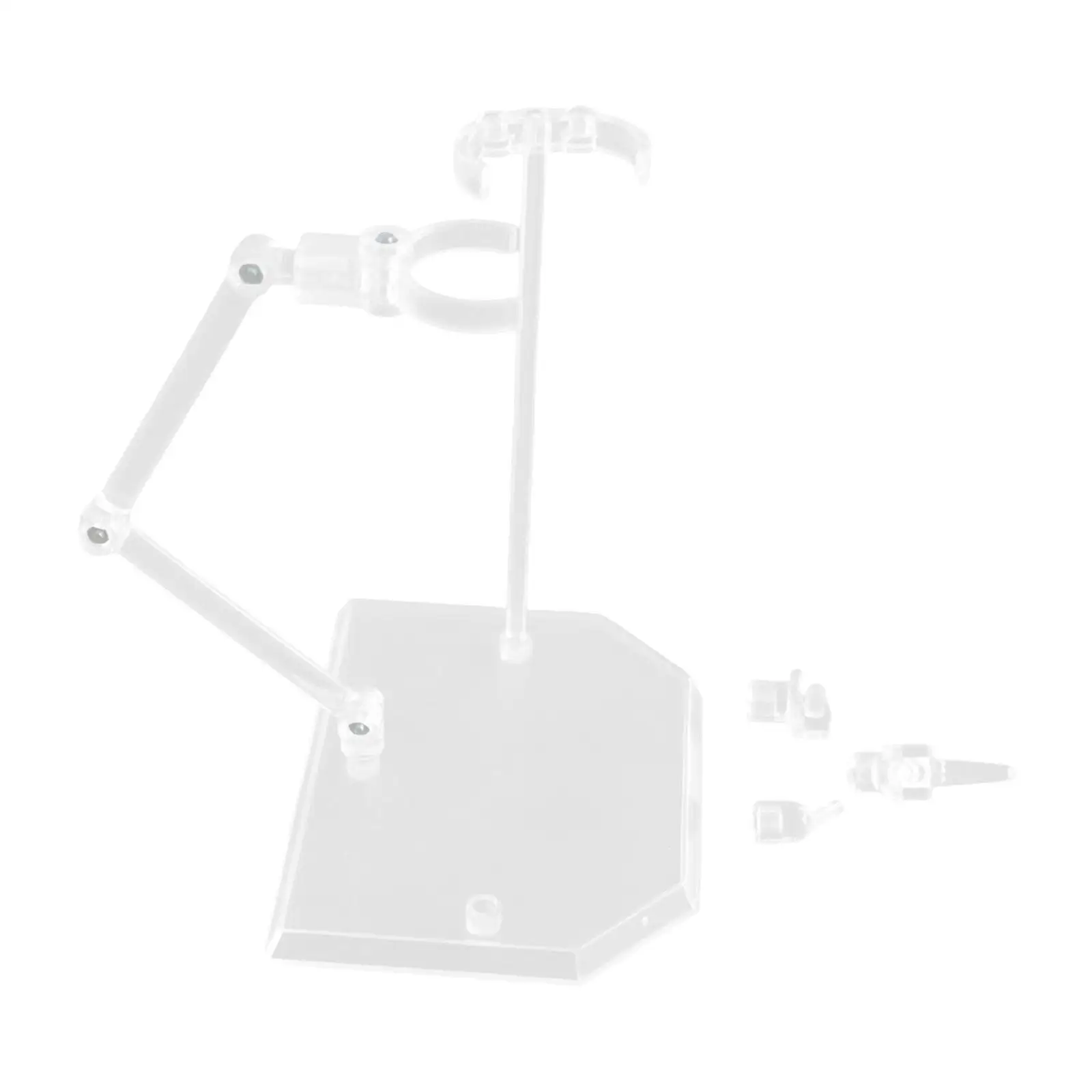 Base de figura de acción, soporte de modelo de muñeca de acción, accesorios de Hobby, montaje de estante ajustable, soporte de exhibición portátil (escala 144)