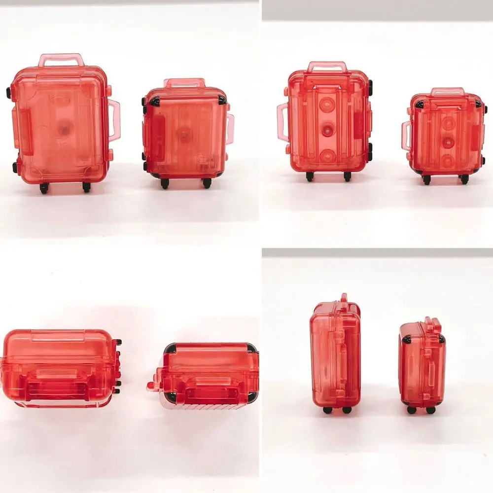 Juguetes de cápsula de Tarlin, Maleta colorida part.2, equipaje kawaii, gimmicks, miniaturas de casa de muñecas para 1/12, figuras de muñecas - imagen 3