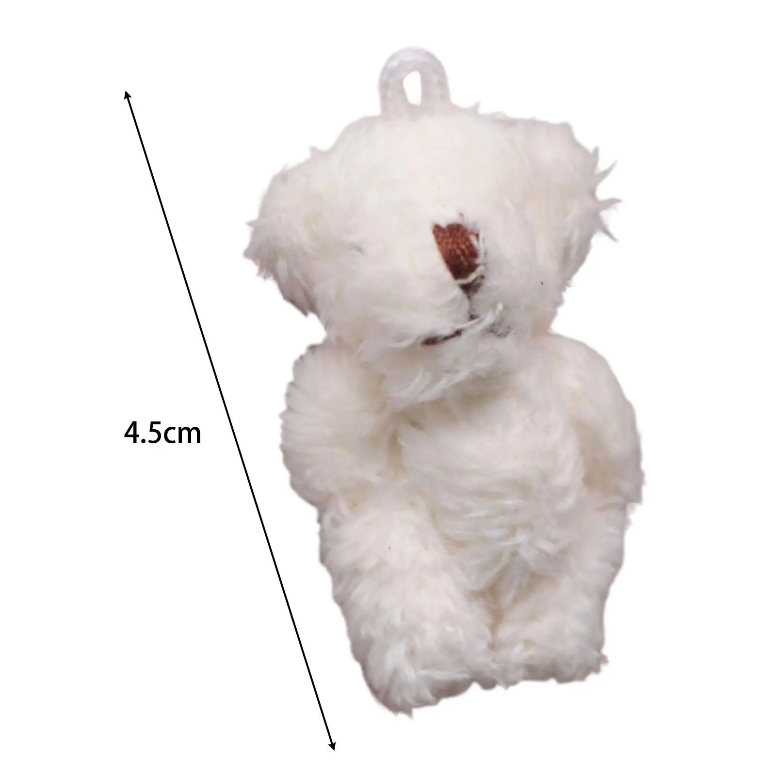 Doll House Bear 1:12 Livingroom Micro Landscape Playset Ornament Miniature Dollhouse Stuffed Bear Kids Toy Dollhouse Decoration