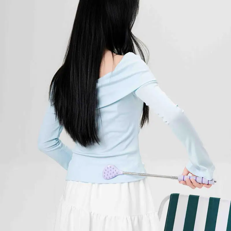 Rascador de espalda de Cactus extensible para hombres y mujeres, mango telescópico, cepillo de masaje para mascotas, cepillo calmante para picazón, peine de masaje para mascotas - imagen 2