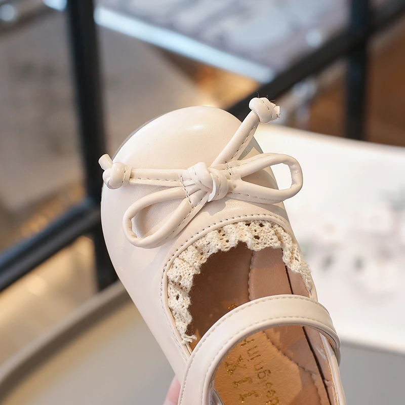 Zapatos de niña con encaje antideslizantes para primavera y otoño - imagen 5