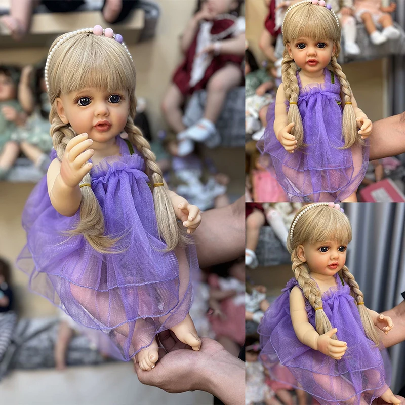 Muñeca realista de silicona suave – Princesa vinilo para regalo - imagen 2