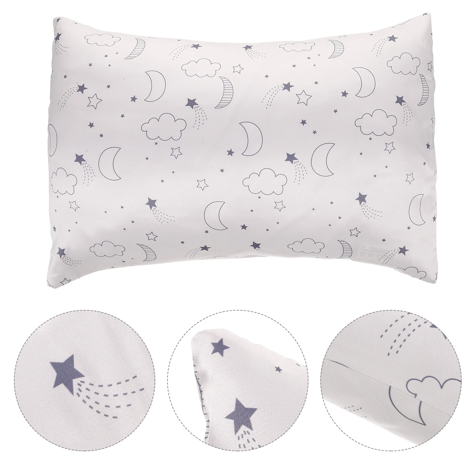 Funda de almohada para niños, Material transpirable, textura, diseño de sobre, viaje, hogar, escuela, adorables estampados de dibujos animados