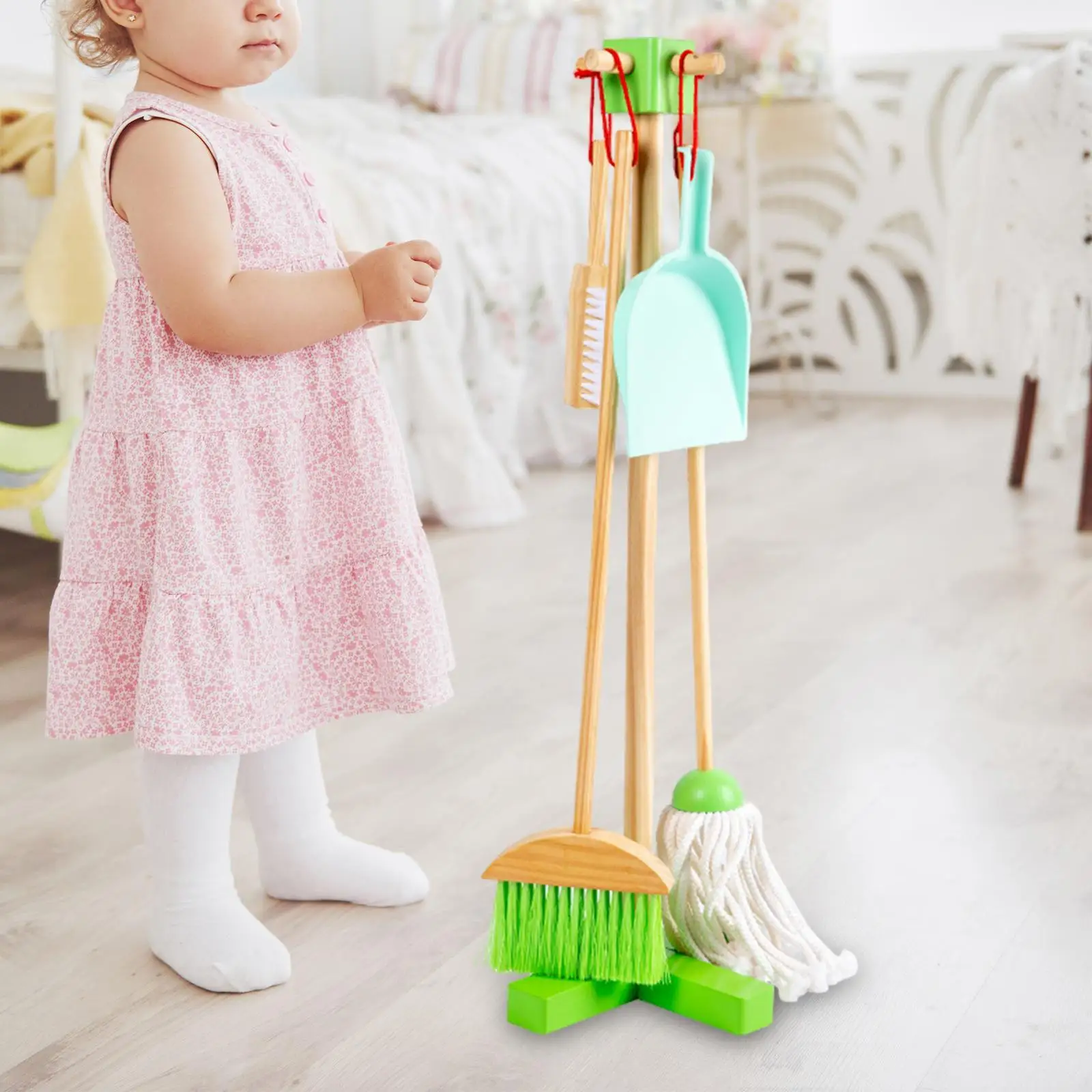 Kids Cleaning Toy Set, Pretend Play Toy,Children Sweeping House Cleaning Toy Set,Household Cleaning Toy for Boys Kindergarten