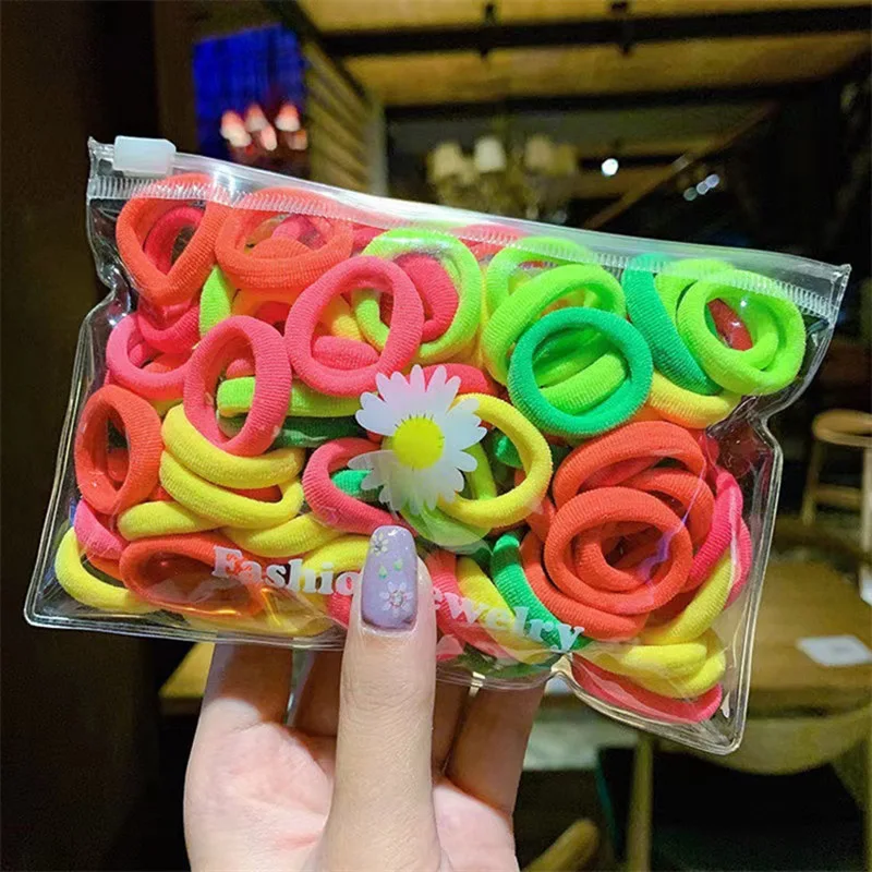 Empaque organizado gomas elásticas - presentación