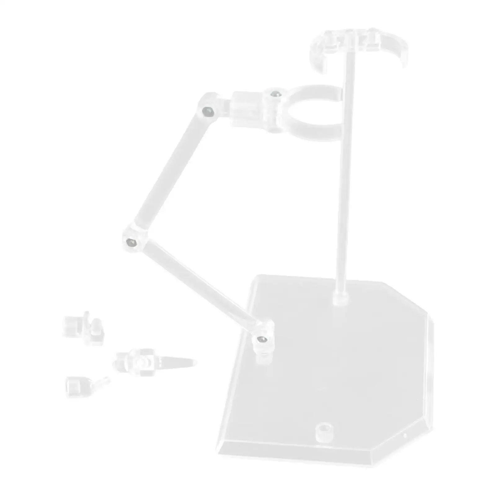 Base de figura de acción, soporte de modelo de muñeca de acción, accesorios de Hobby, montaje de estante ajustable, soporte de exhibición portátil (escala 144) - imagen 3