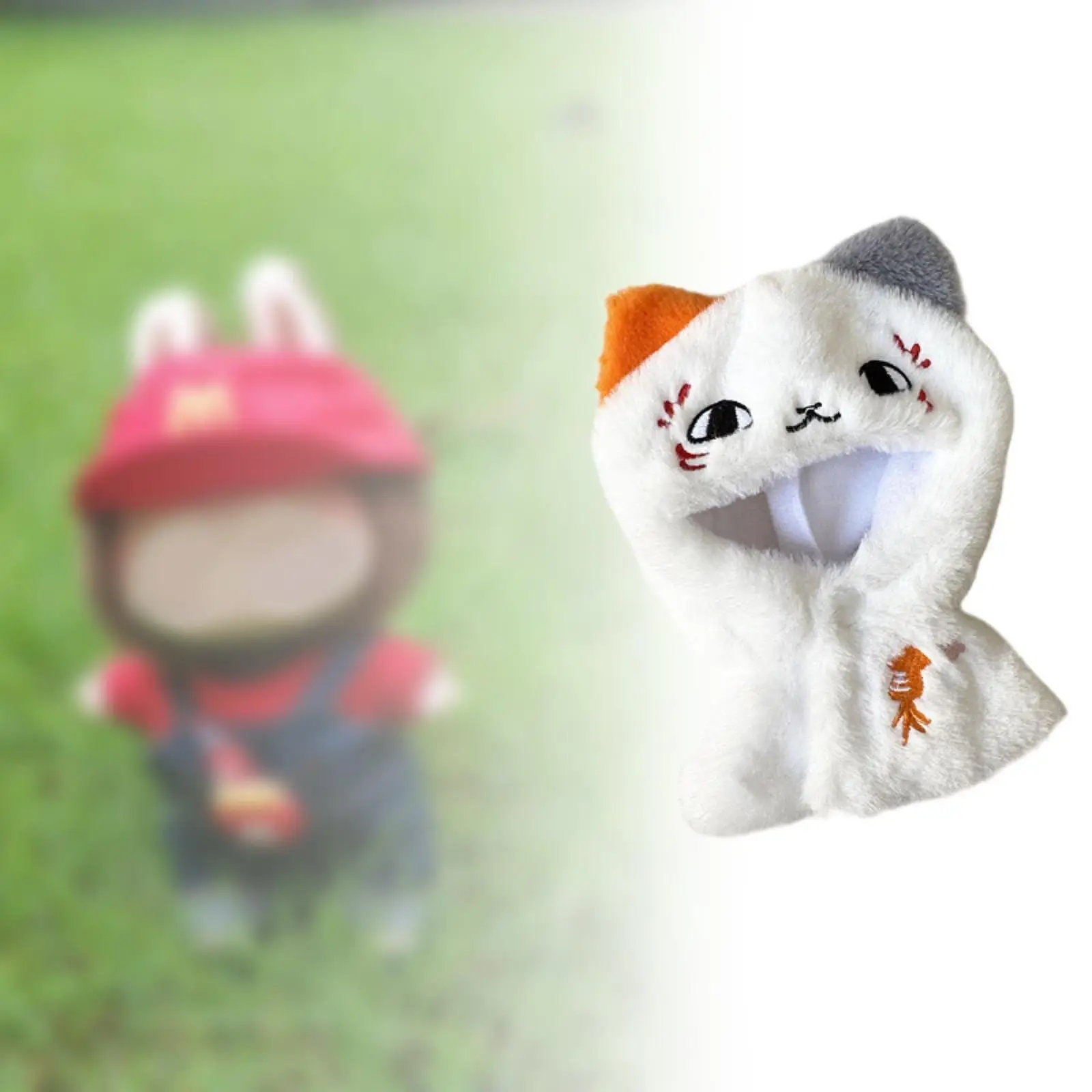 Pendant Doll Hoodie Cloak Clothing Doll Outfits Loose Shawl for 17cm Pretend Play Toy Scene Photo Prop Girl Gifts Child Toy
