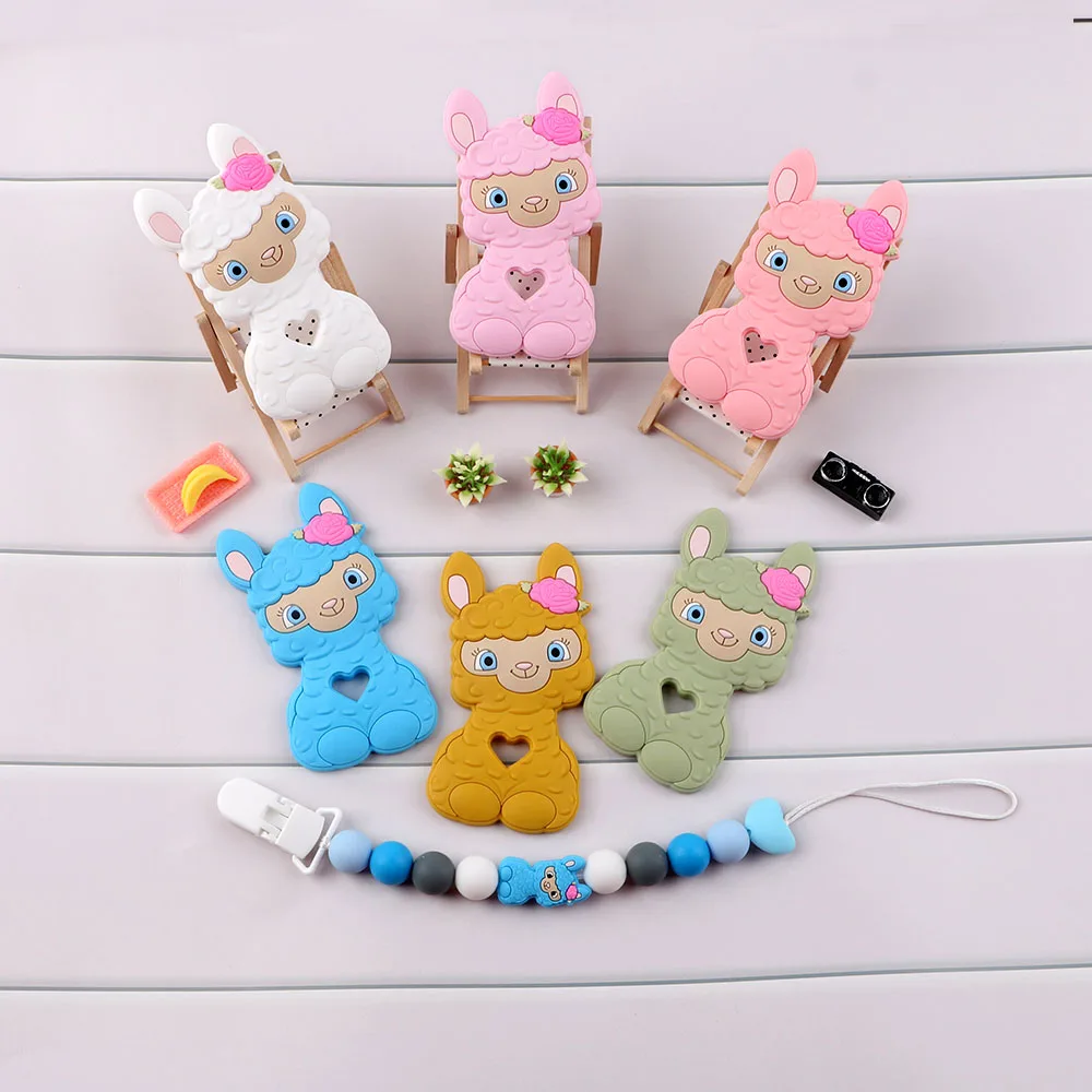 1 Uds. Colgante de silicona de gatito/perro/zorro/vache/tigre de dibujos animados para joyería DIY, colgante de collar, Etc., accesorios hechos a mano - imagen 3