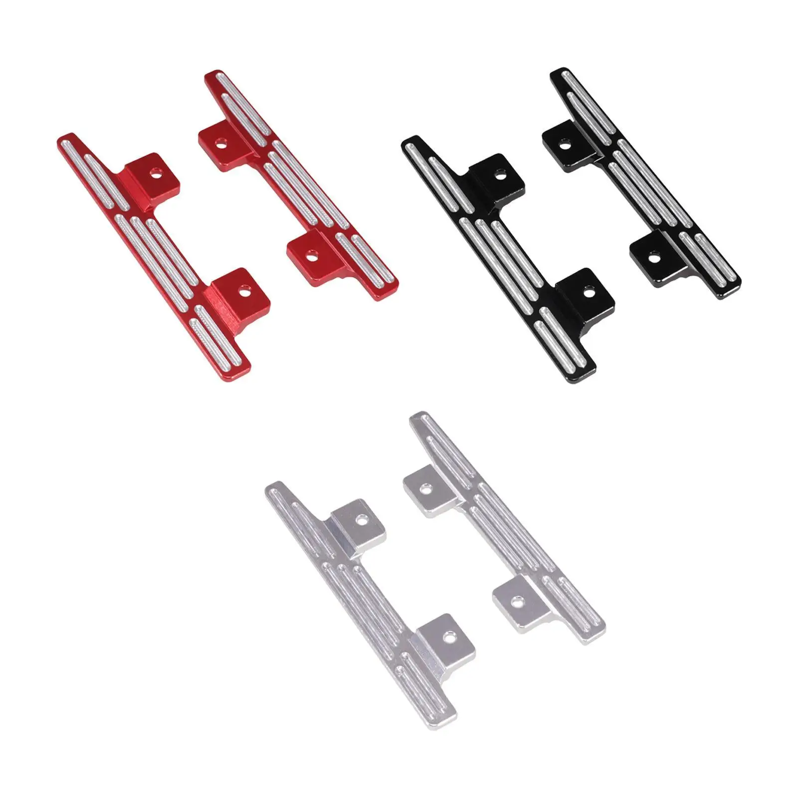 Pedales de coche teledirigido 1:12, escalones laterales de Metal para camiones MN78 MN82 LC79, 2 uds. - imagen 3