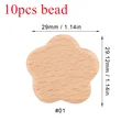 10pcs Flower bead
