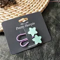 2pcs green star