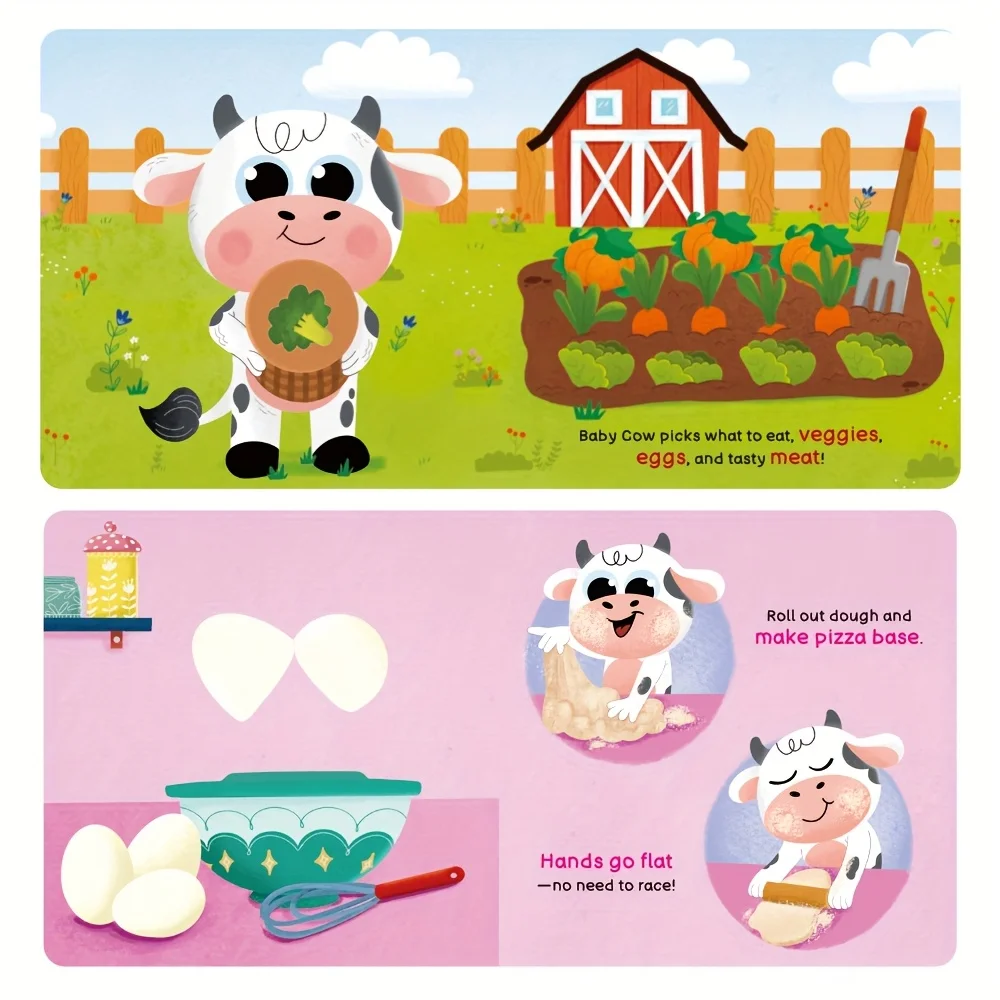Baby Cow - Libro lift-the-flap aprender a comer verduras - imagen 5