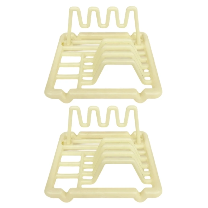 R6FD-estante para platos en miniatura a escala 1/12, figura de modelo de plástico, casa de muñecas, accesorio de cocina para modelo artesanal, proyecto, exhibición de escena - imagen 5