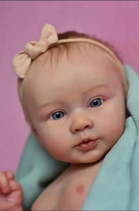 NPK-piezas de muñeca sin pintar, 21 pulgadas, Reborn Baby Piper de ANDREA ARCELLO, Color fresco, tacto suave, realista con COA - imagen 2