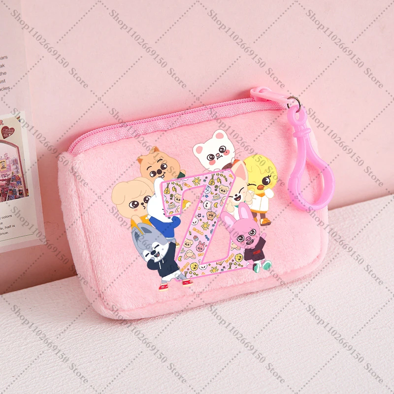 Monedero bonito de dibujos animados para niña, billetera con estampado de Anime SKZ ooed, monedero con cremallera a la moda, bolsa de almacenamiento de accesorios, regalos de navidad 2026 - imagen 5
