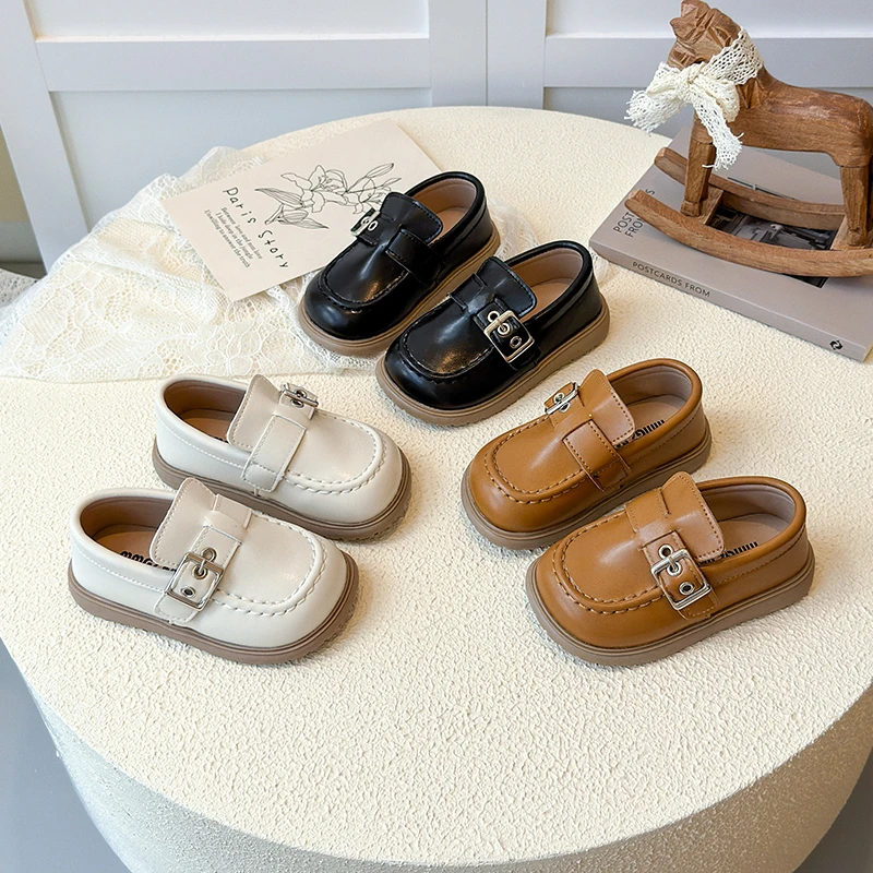 Primavera otoño zapatos casuales para bebés fiesta de cumpleaños estilo caballeros zapatos para niños suela suave antideslizante zapatos para niños pequeños