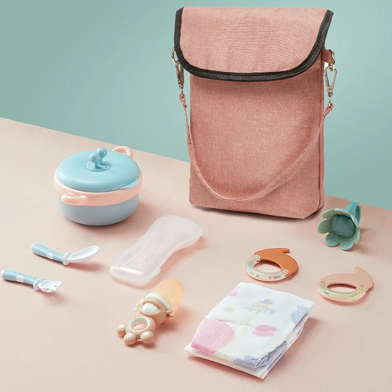 Bolsa de almacenamiento portátil sencilla para apiladores Dipaer, organizador duradero de Color sólido para exteriores para recién nacidos, almacenamiento Dipaer a prueba de polvo - imagen 3