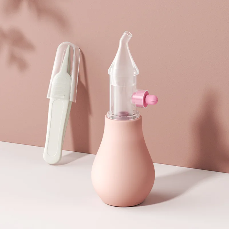 Aspirador nasal de silicona para bebé con punta suave - imagen 3