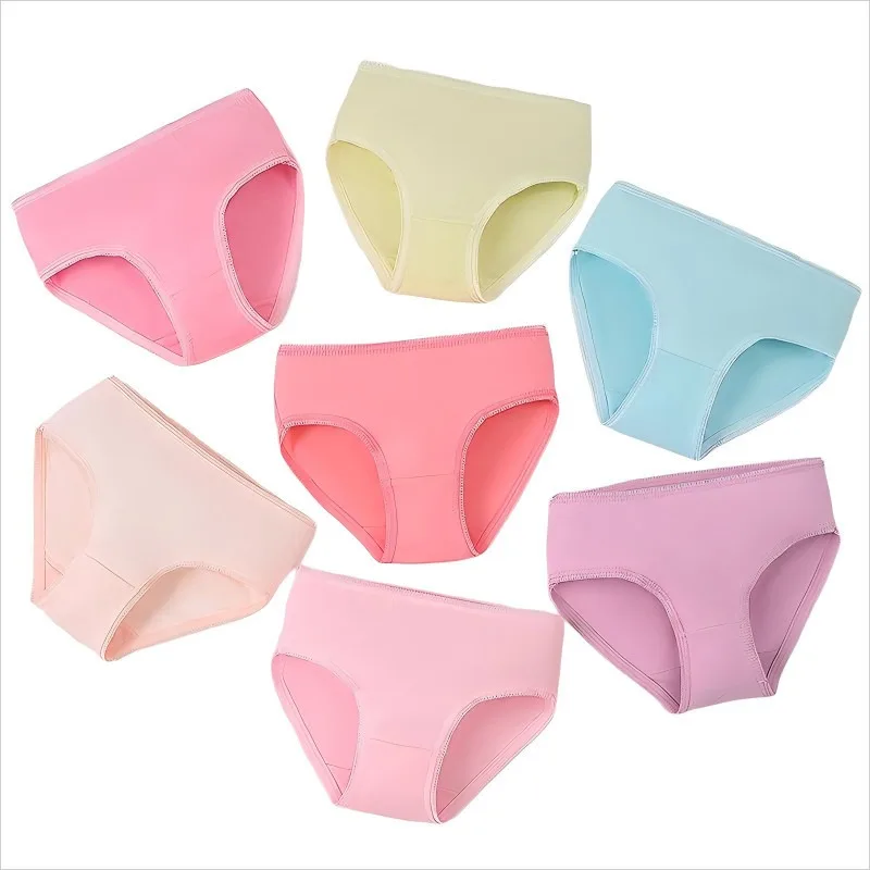 Ropa interior para niñas pequeñas, bragas de algodón para niñas pequeñas, ropa interior sólida para niños, calzoncillos de ajuste cómodo para niñas de 2 a 11T, 3/6/12 piezas