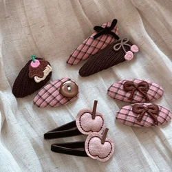 Pinzas de pelo para niña – Diseño adorable con flequillo