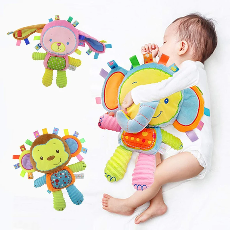 Sonajero Elefante Sensory Suave para Bebé Recién Nacido - imagen 4