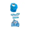 blue with cap