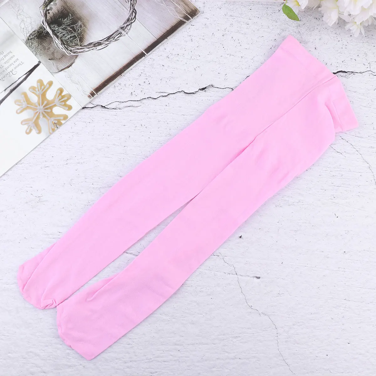 Medias de baile para niños, pantimedias de Ballet translúcidas, negro, blanco, rosa, talla S, medias de Ballet duraderas y transpirables para baile de niñas, 3 uds. - imagen 4