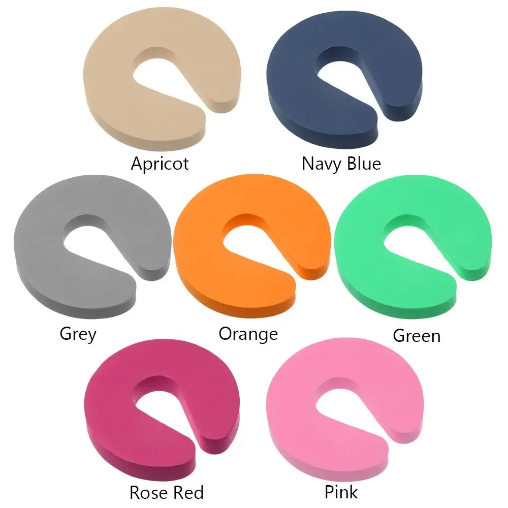 4 Uds Clip de puerta de seguridad para el hogar Protector suave Protector de tope de puerta de seguridad - imagen 3