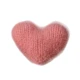 mohair heart-salmon