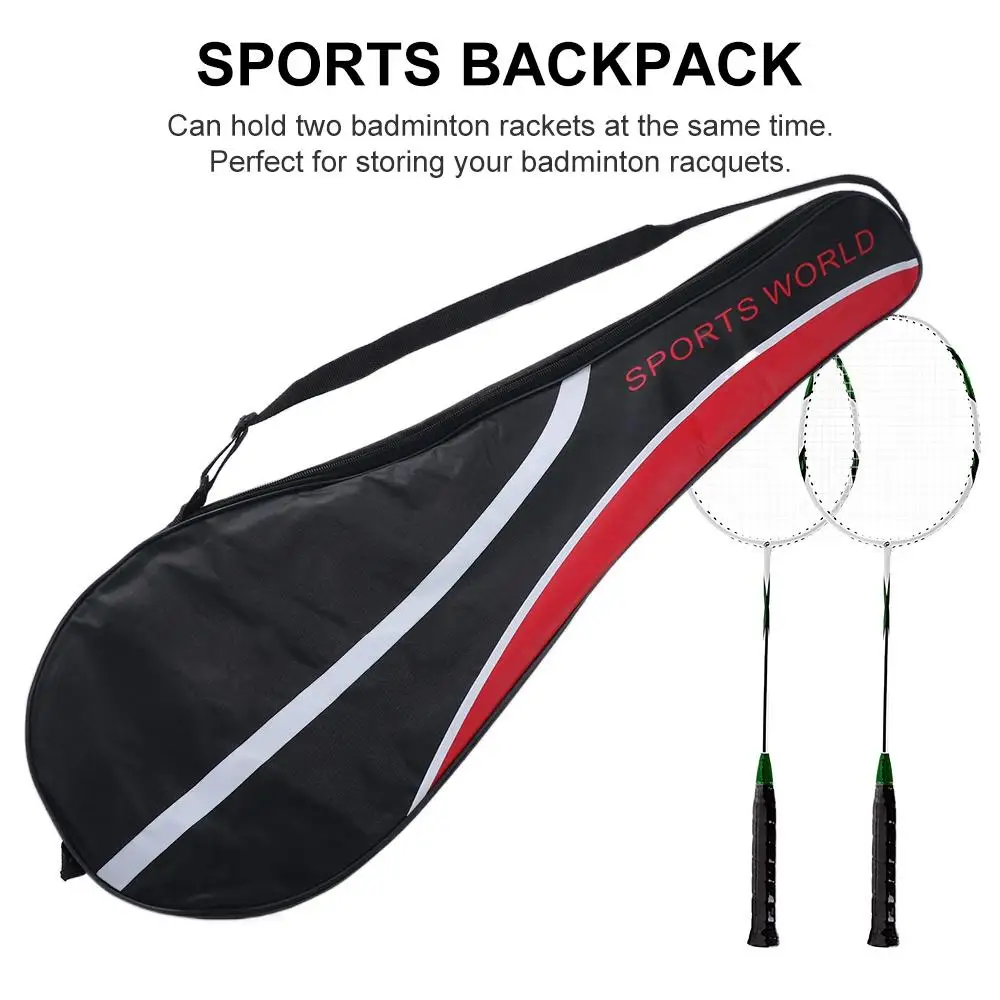 Bolsa de bádminton, funda para raqueta, funda de hombro para tenis, bolsas, bolsa, soporte de almacenamiento, conjunto de suministro de tela organizadora Oxford