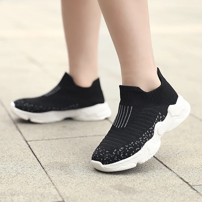 Zapatillas deportivas de punto para niños – Cómodas y transpirables - imagen 4
