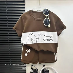 Conjunto veraniego bebé manga corta y pantalón corto – Estilo coreano