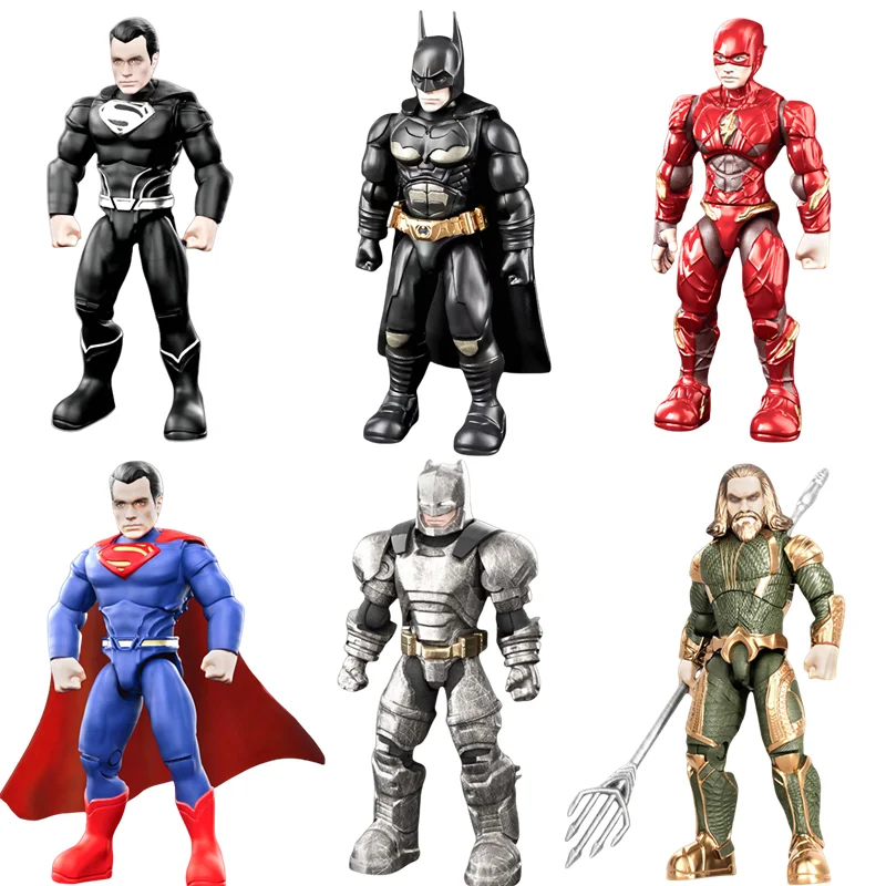 DC Fondjoy Liga de la Justicia Bruce Wayne Batman Superman el Flash Anime figura modelo adorno de escritorio caja ciega juguetes regalos - imagen 2