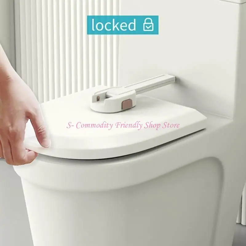 85ae Baby Toilet Lock Proof Security Locks inodoro fácil instalación para inodoros en mayoría - imagen 5