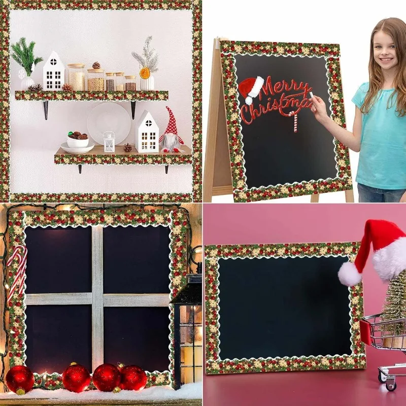 Venta al por mayor de pegatinas decorativas navideñas enrollables, autoadhesivas para un uso fácil, perfectas para decorar manualidades hechas a mano. - imagen 5