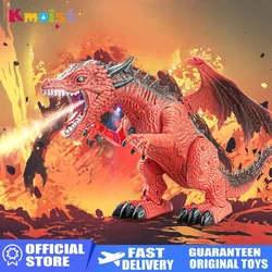 Dinosaurio RC teledirigido con luces LED, música y sonidos