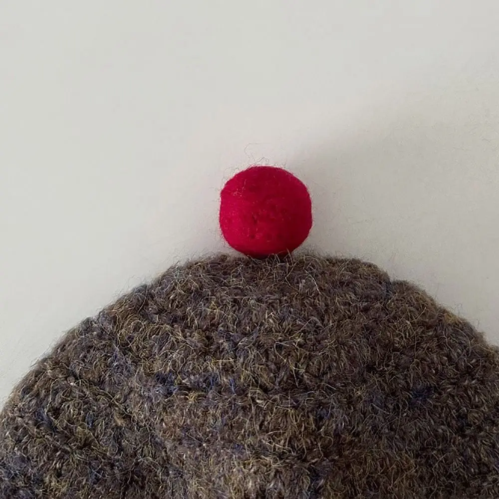 Gorro cómodo y elástico, gorro de lana suave y transpirable, gorro cálido y acogedor para niños y niñas - imagen 2