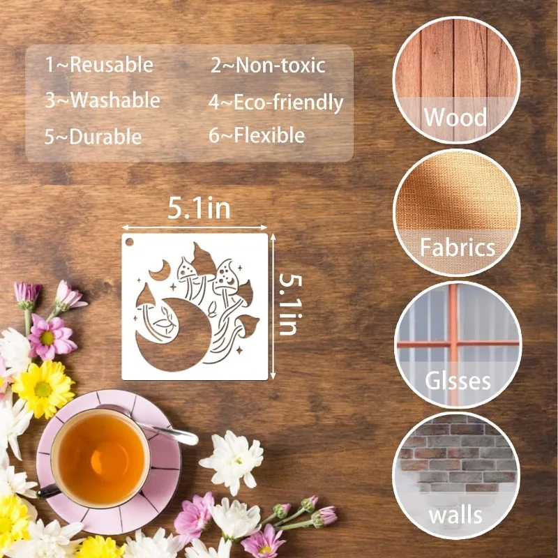 Setas decorativas reutilizables para habitación infantil - imagen 4