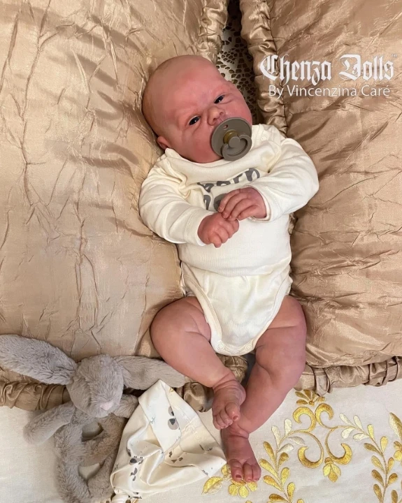 Kit de muñeca reborn NPK con cuerpo de tela y ojos realistas