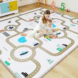 Alfombra de juegos infantil con dibujos animados – Tatami para bebés