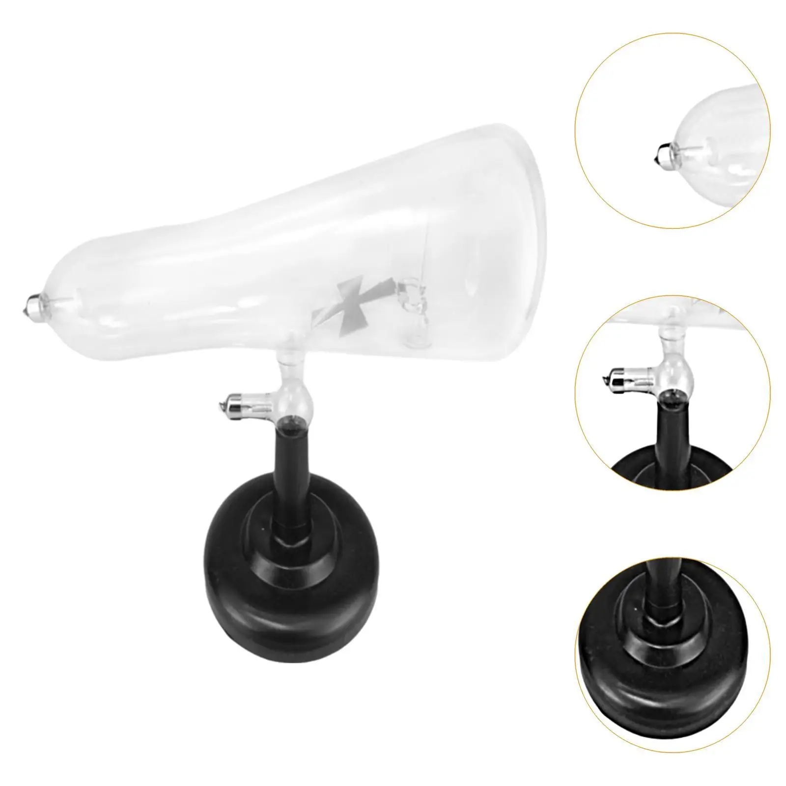 Instrumento de tubo de rayos catódicos, tubo amplificador de tubo de vacío electrónico, efecto electrostático para estudiantes, entrenamiento, experimentos de física - imagen 5