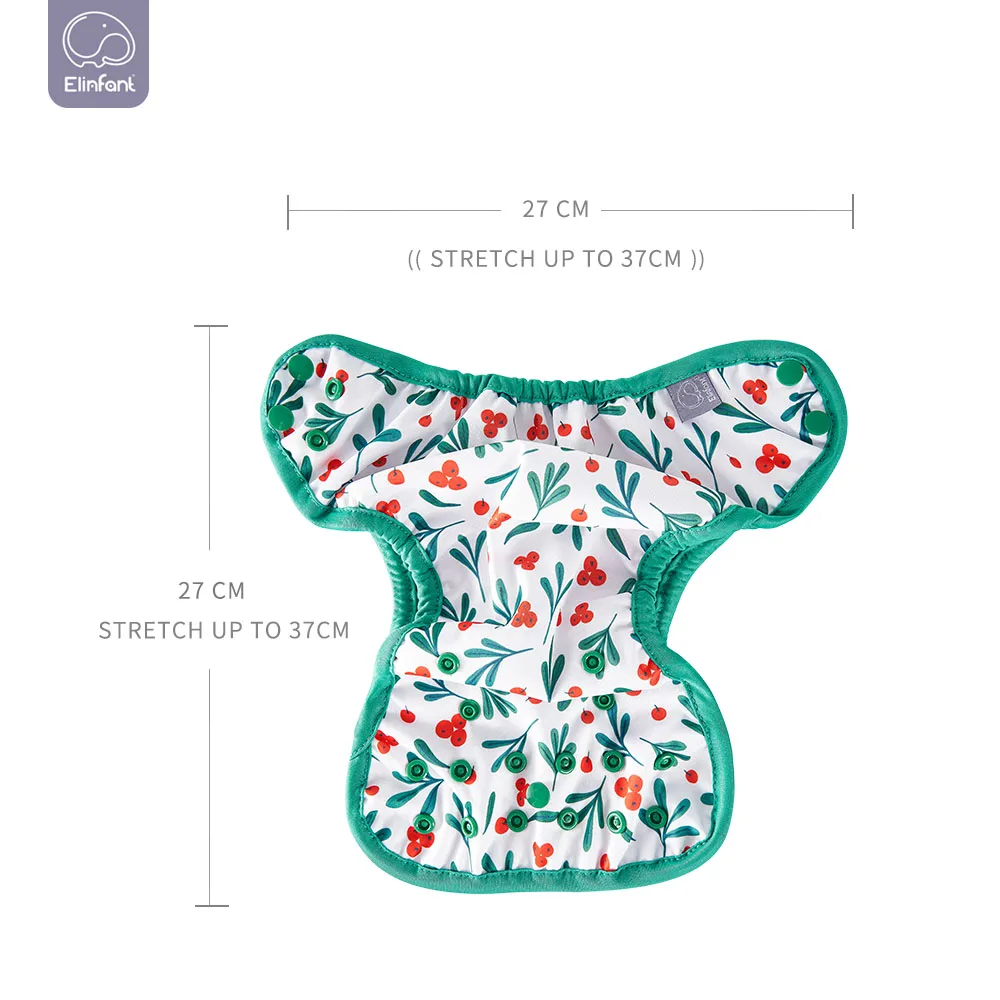 HappyFlute nuevo lindo estampado de dibujos animados de una pieza 0-6kg bebé súper impermeable y transpirable cubierta de pañal para recién nacido - imagen 3