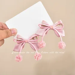 Pinzas de pelo con lazo 3D para niñas - Horquilla antideslizante