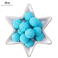 20mm Blue Crochet